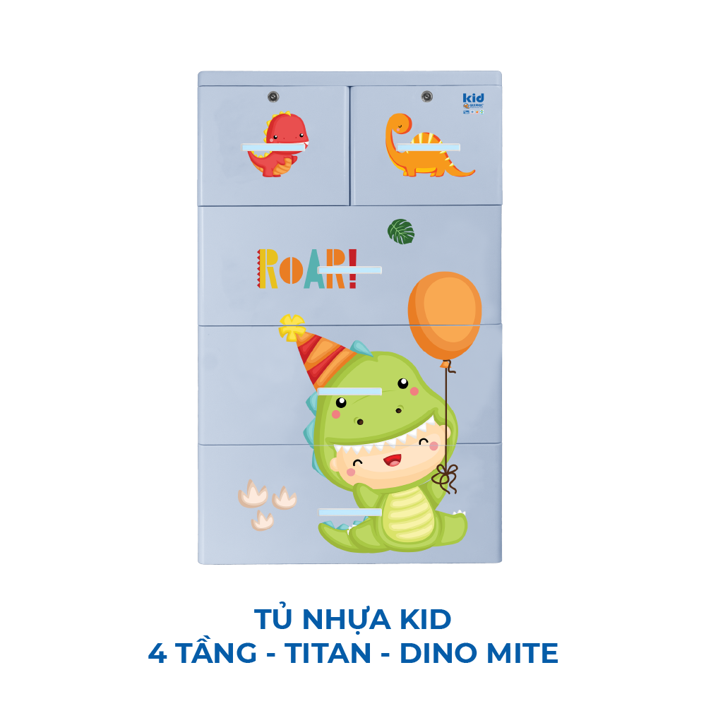  Tủ nhựa KID 4 tầng 