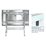  Bàn inox DONA 700 x 1200 mm 