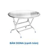  Bàn inox DONA 1m2 