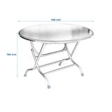  Bàn inox DONA 1m2 