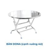  Bàn inox DONA 1m2 