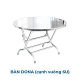  Bàn inox DONA 1m2 