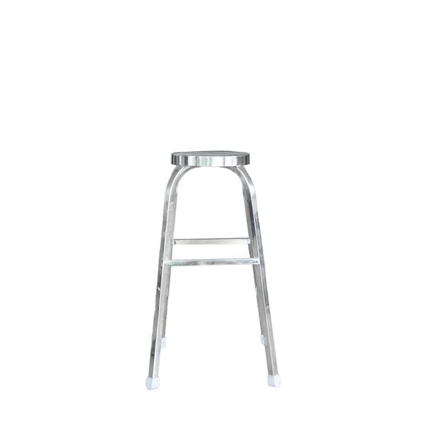 Ghế đốt nhang inox DELI chân vuông phi 25 mặt tròn - Nội Ngoại Thất Inox Nhựa - Qui Phúc - quiphuc.com