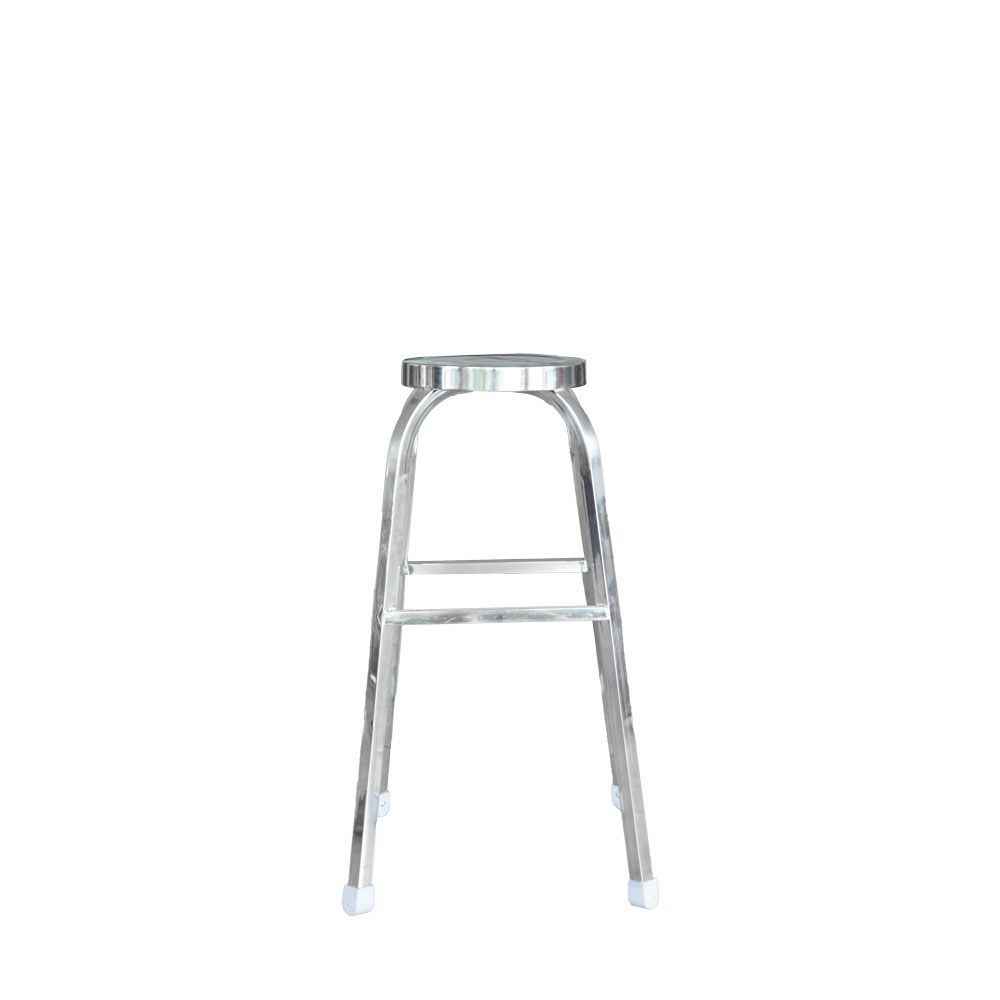  Ghế đốt nhang inox DELI chân vuông phi 25 mặt tròn 