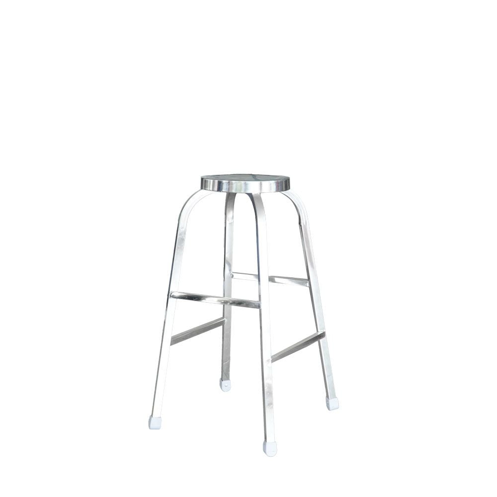  Ghế đốt nhang inox DELI chân vuông phi 25 mặt tròn 