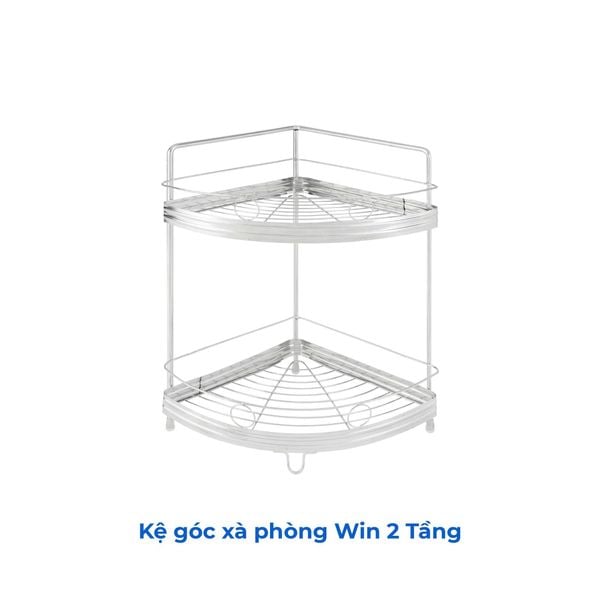 Kệ góc tường inox WIN chân đứng