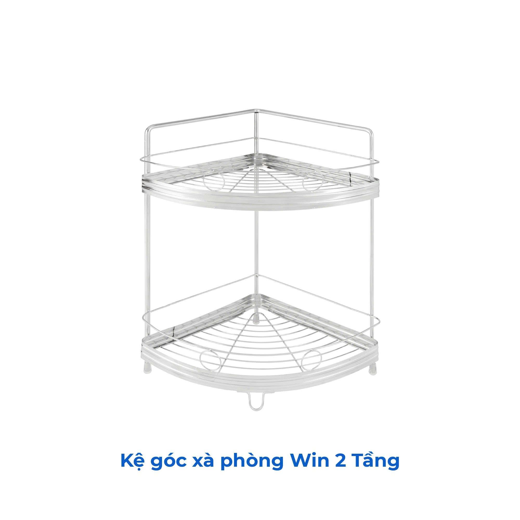  Kệ góc tường inox WIN chân đứng 