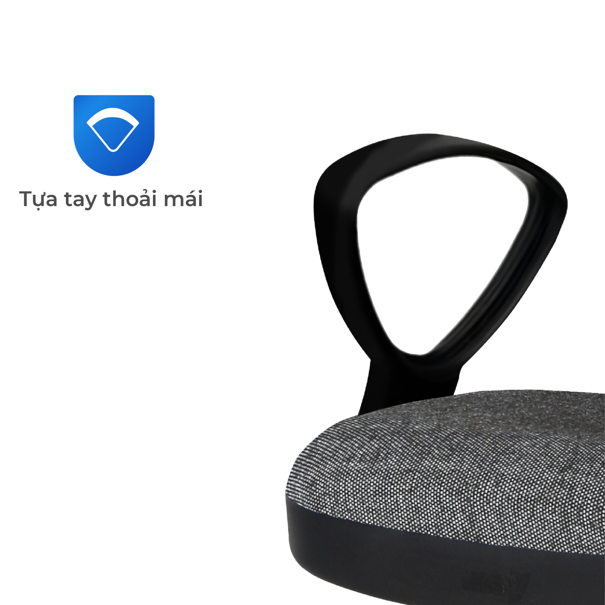  Ghế xoay văn phòng DONA có tay 