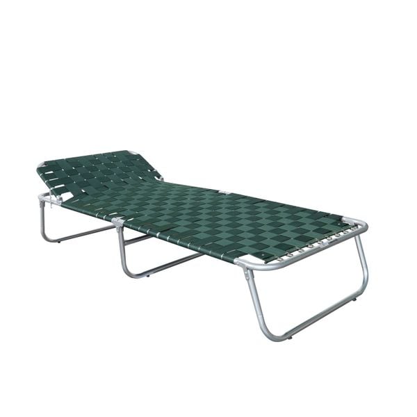 Giường dù DELI sơn bạc nhôm - Nội Ngoại Thất Inox Nhựa - Qui Phúc - quiphuc.com