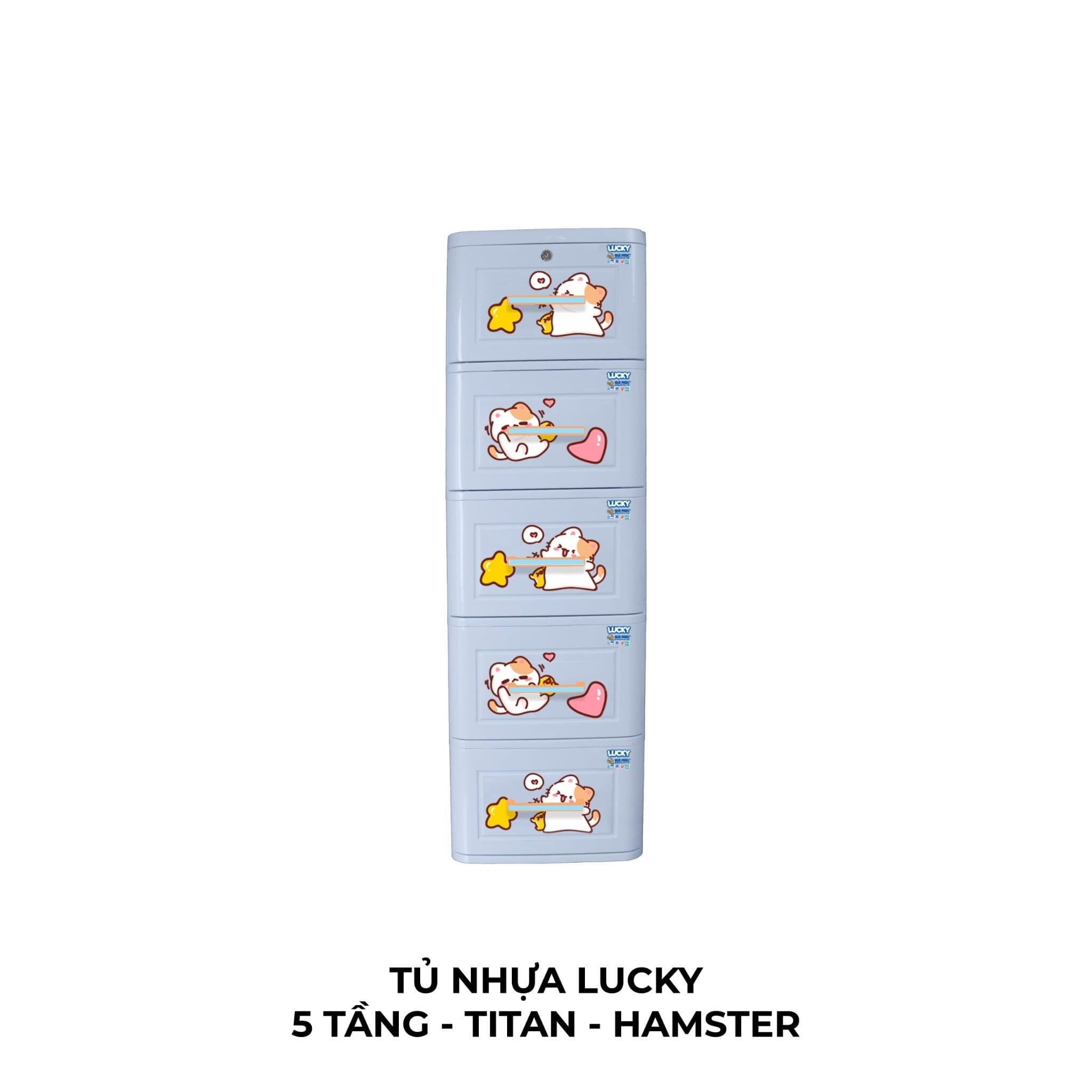  Tủ nhựa LUCKY 5 tầng 
