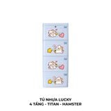  Tủ nhựa LUCKY 4 tầng 