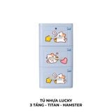  Tủ nhựa LUCKY 3 tầng 