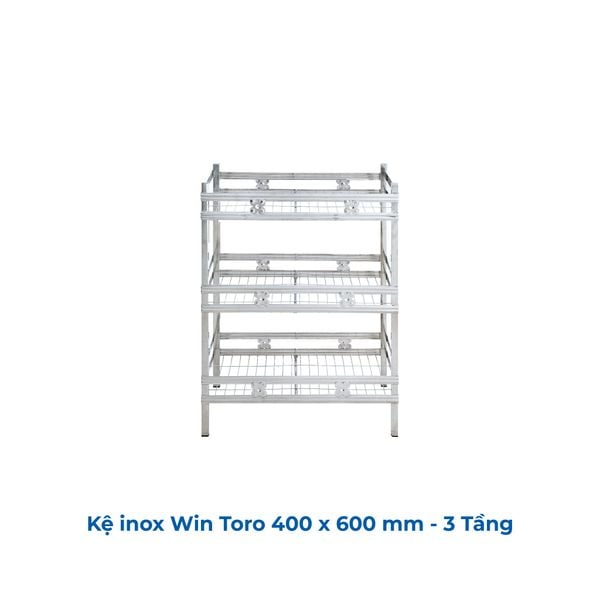 Kệ inox WIN TORO 400 x 600 mm