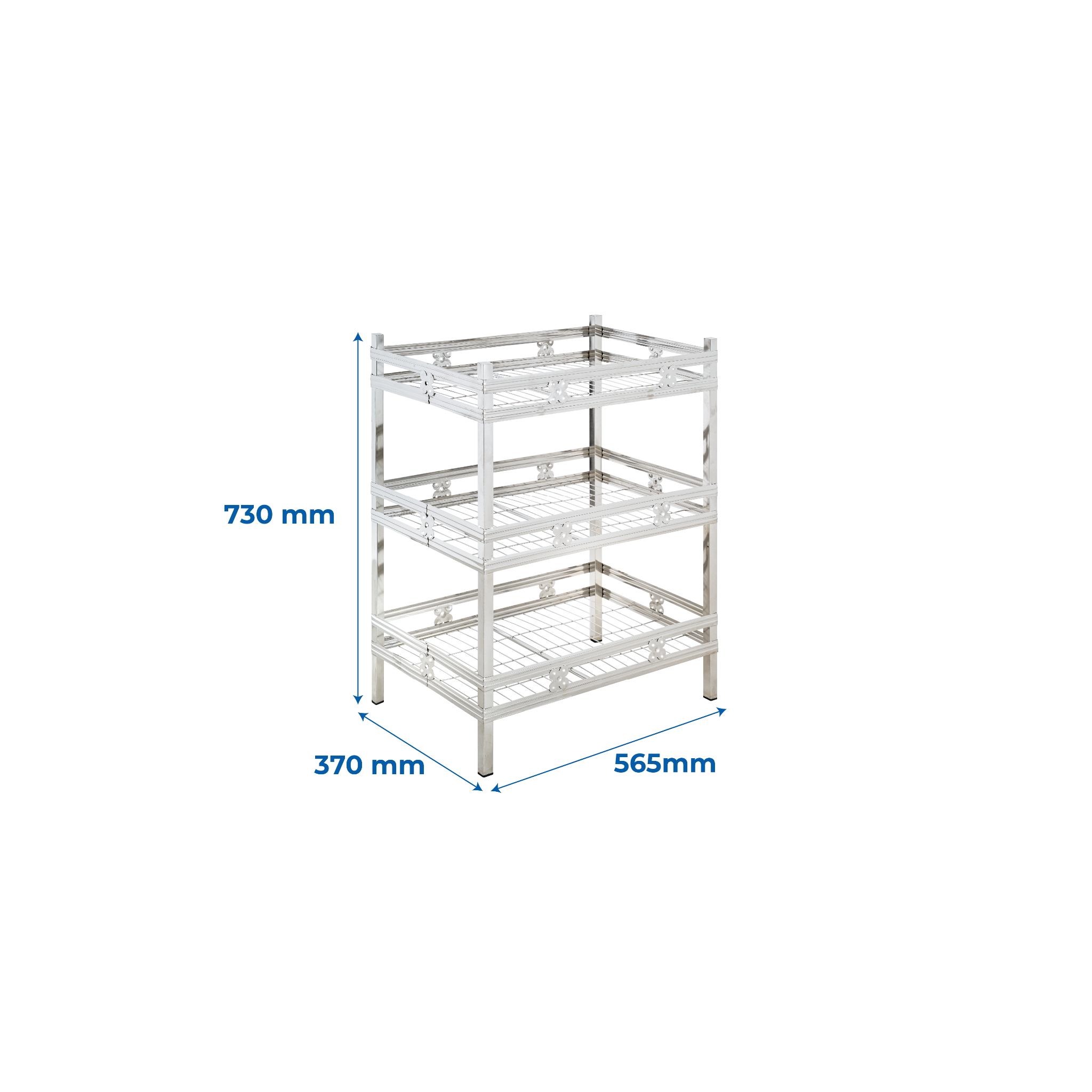  Kệ inox WIN TORO 400 x 600 mm 