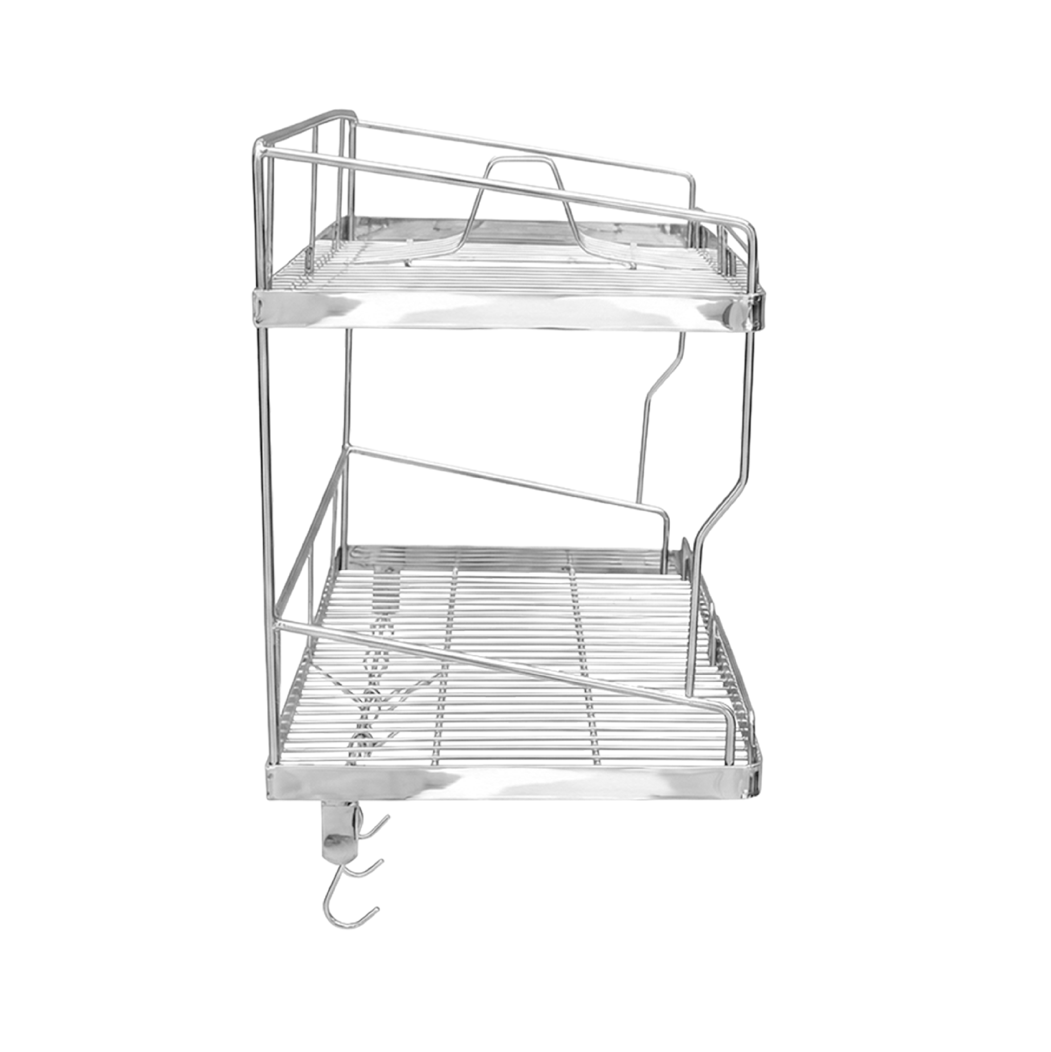  Kệ treo la inox Deli 2 tầng 304 