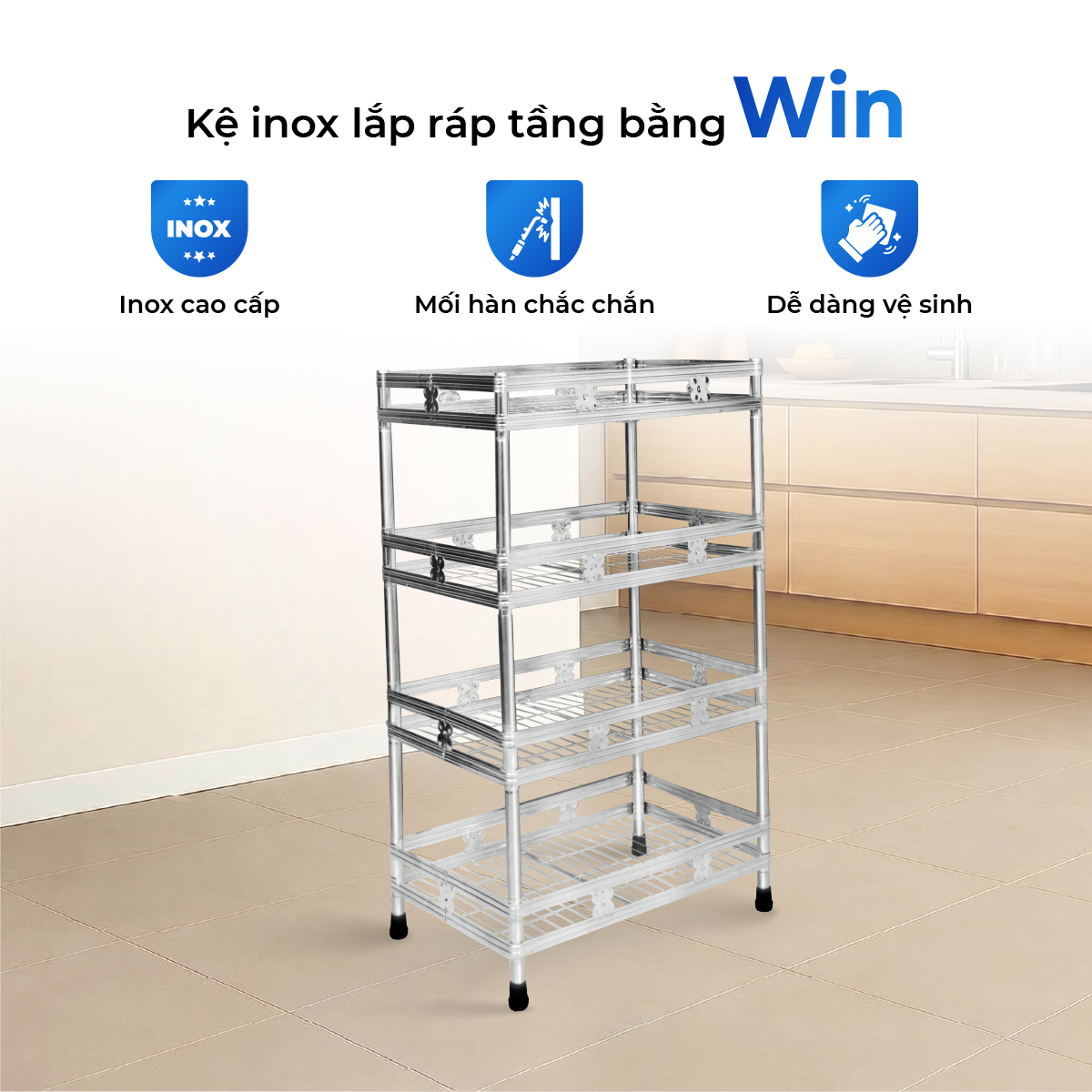  Kệ inox WIN la 
