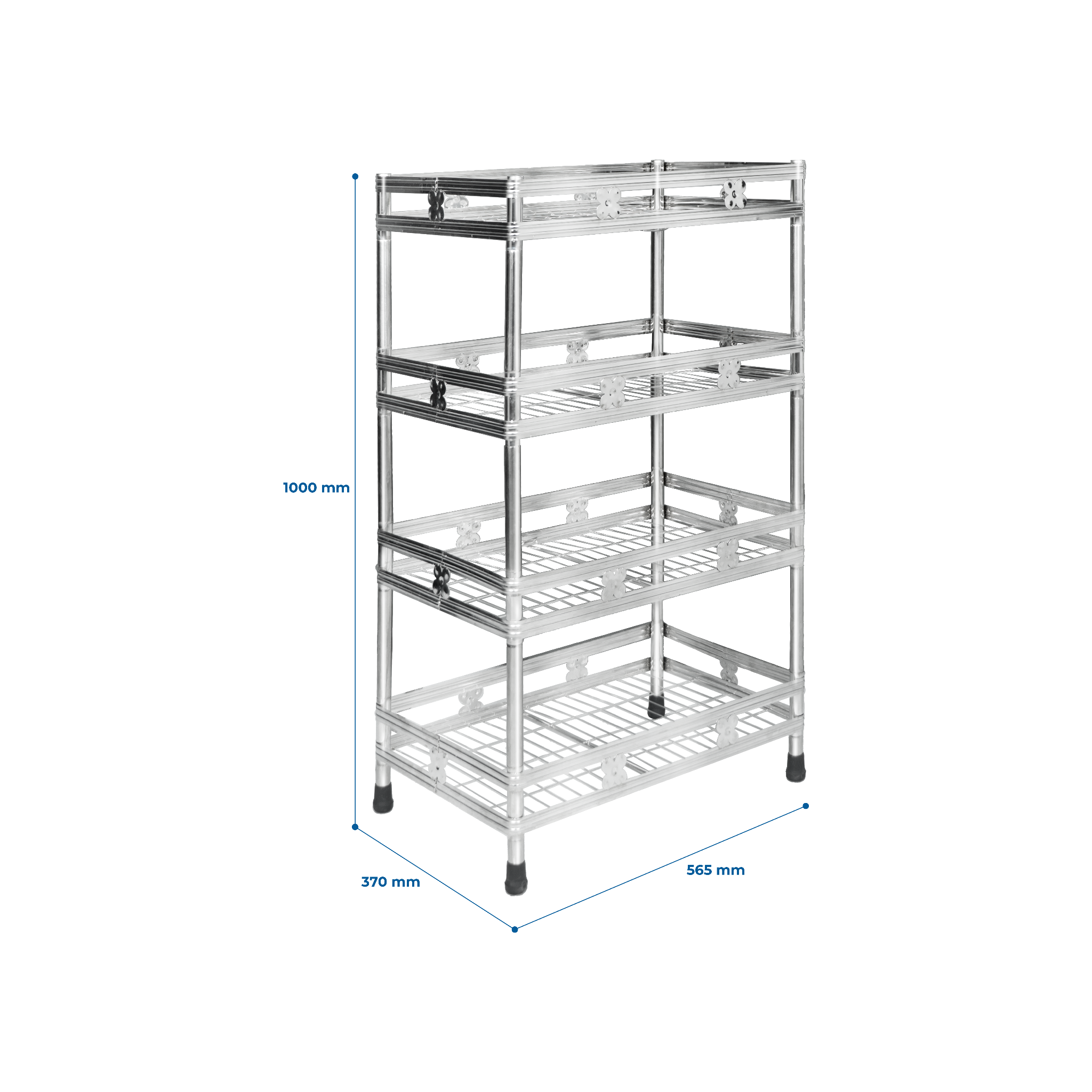  Kệ inox WIN TORO 400 x 600 mm (lắp ráp) 