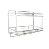  Kệ treo ống inox 2 tầng 