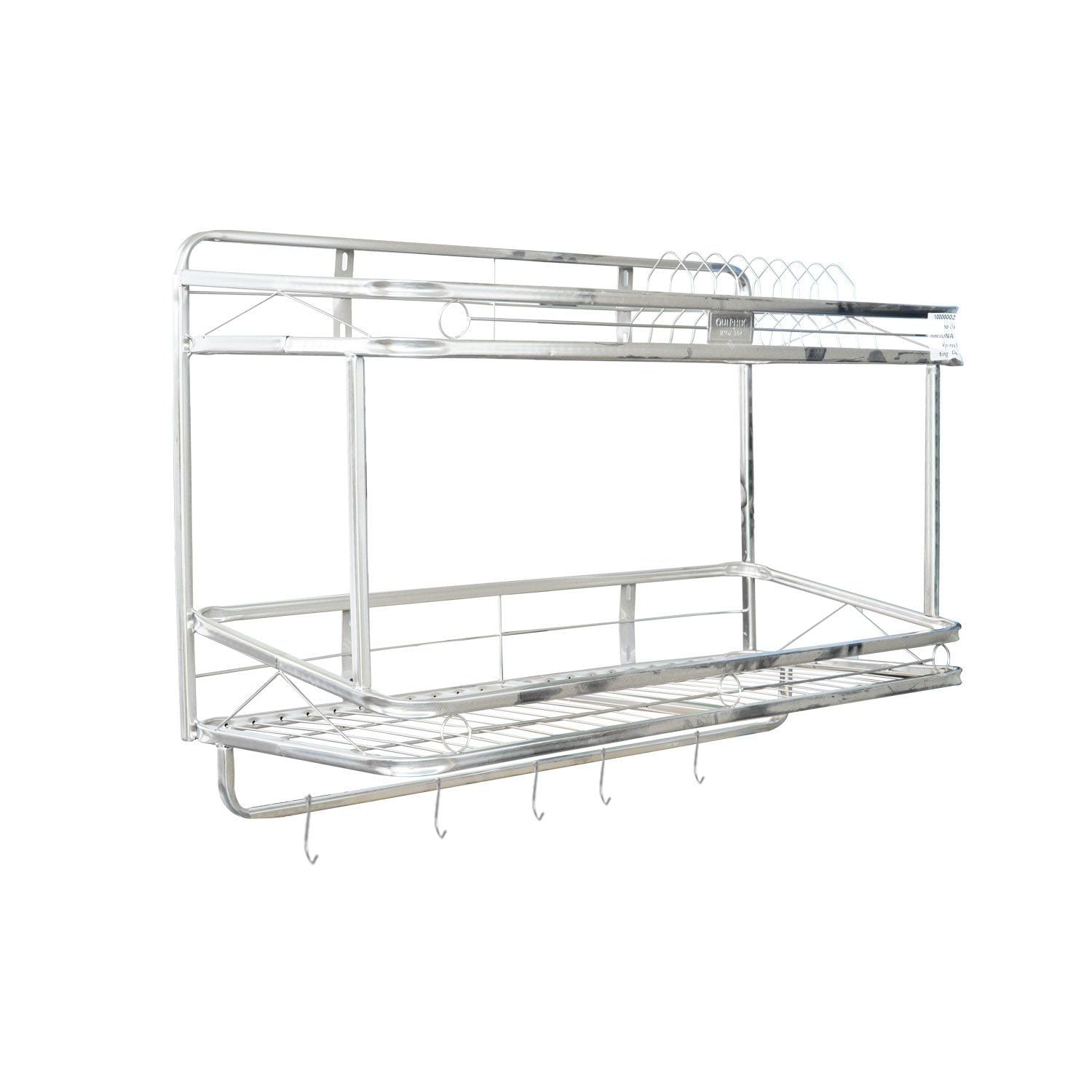  Kệ treo ống inox 2 tầng 