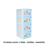  Tủ nhựa LUCKY 4 tầng 