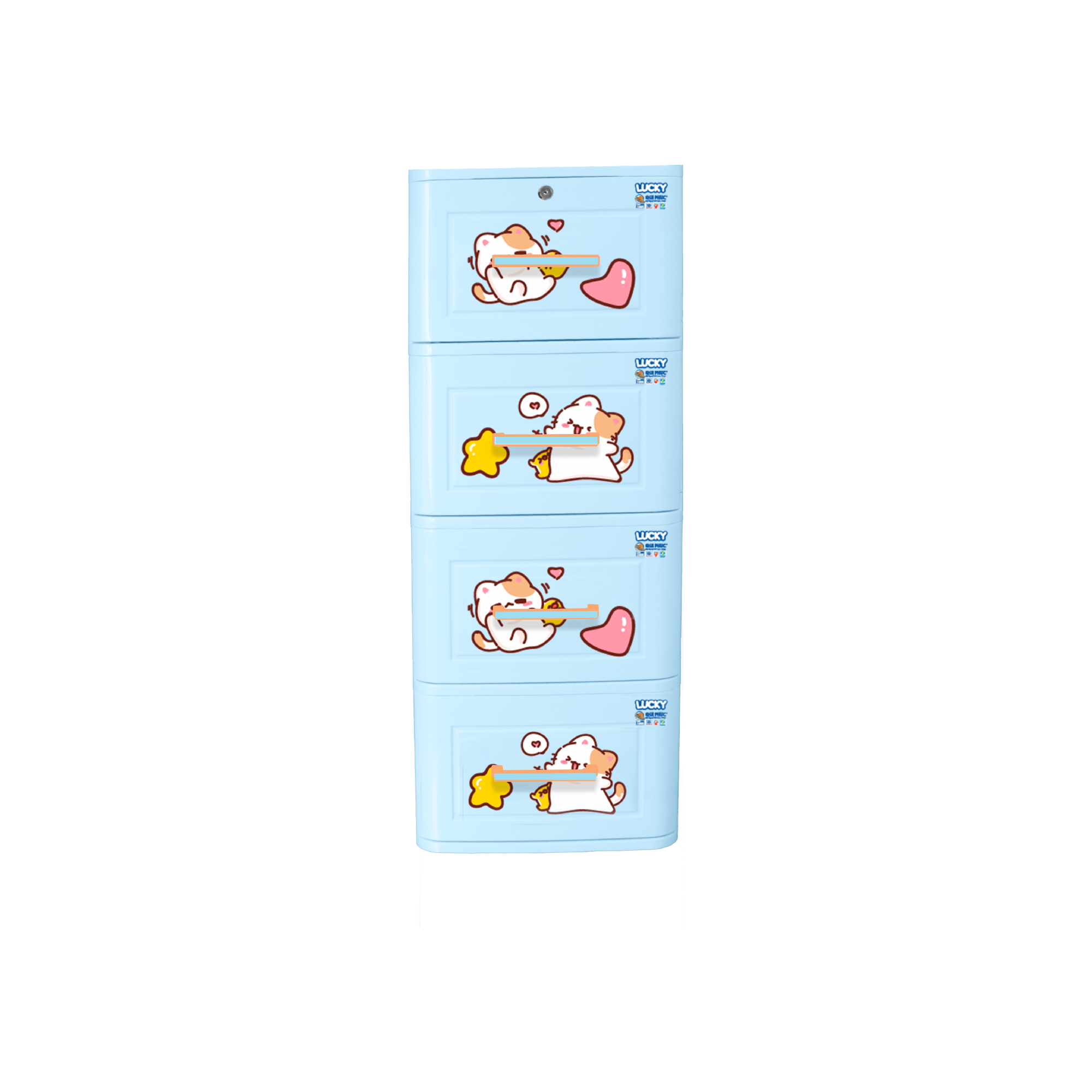 Tủ nhựa LUCKY 4 tầng 