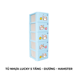  Tủ nhựa LUCKY 5 tầng 