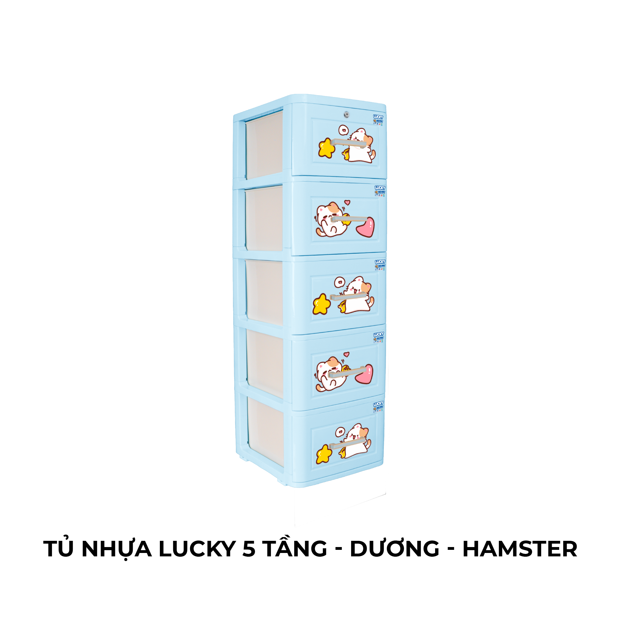  Tủ nhựa LUCKY 5 tầng 