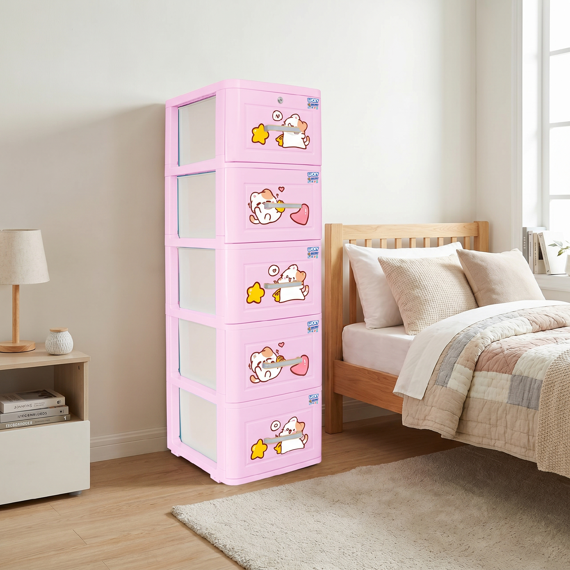  Tủ nhựa LUCKY 5 tầng 