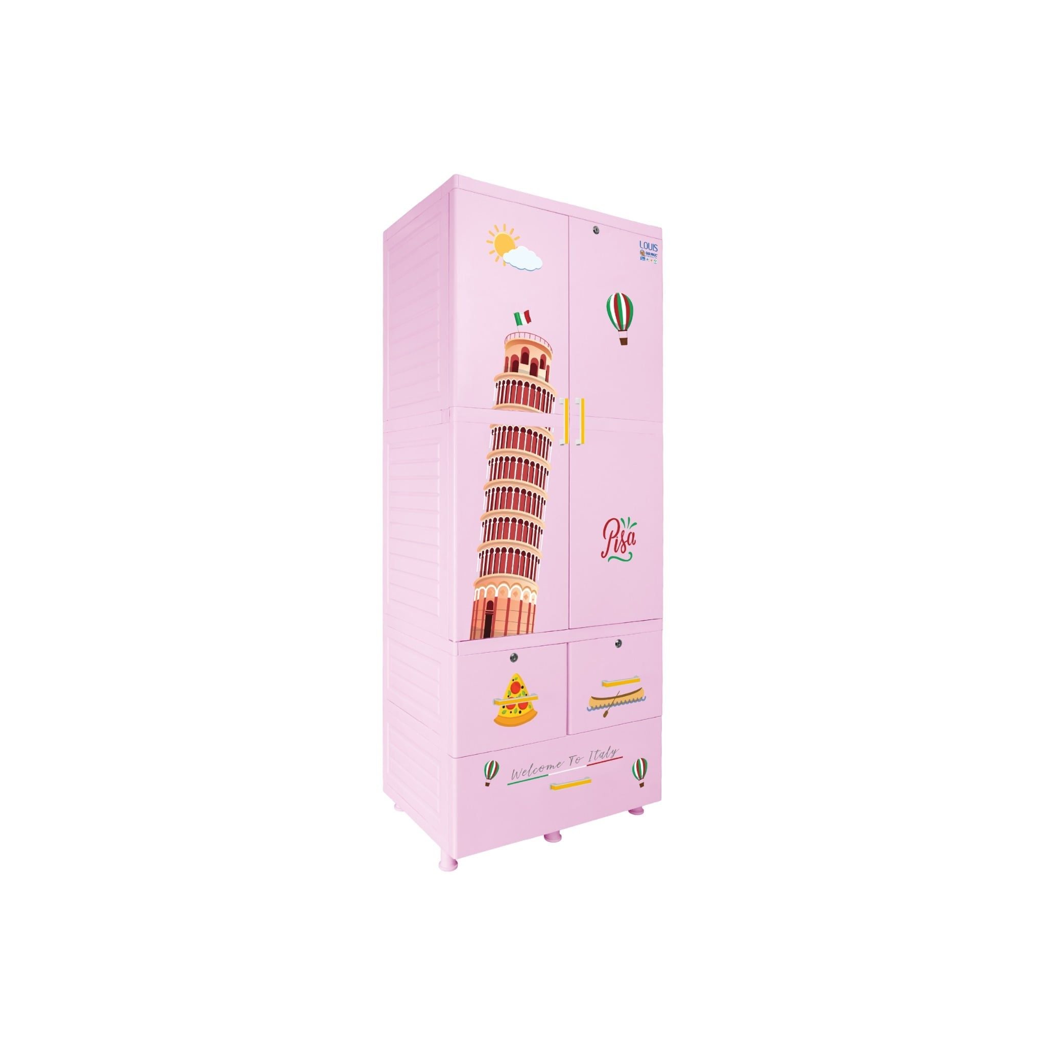  Tủ nhựa LOUIS 2 tầng 