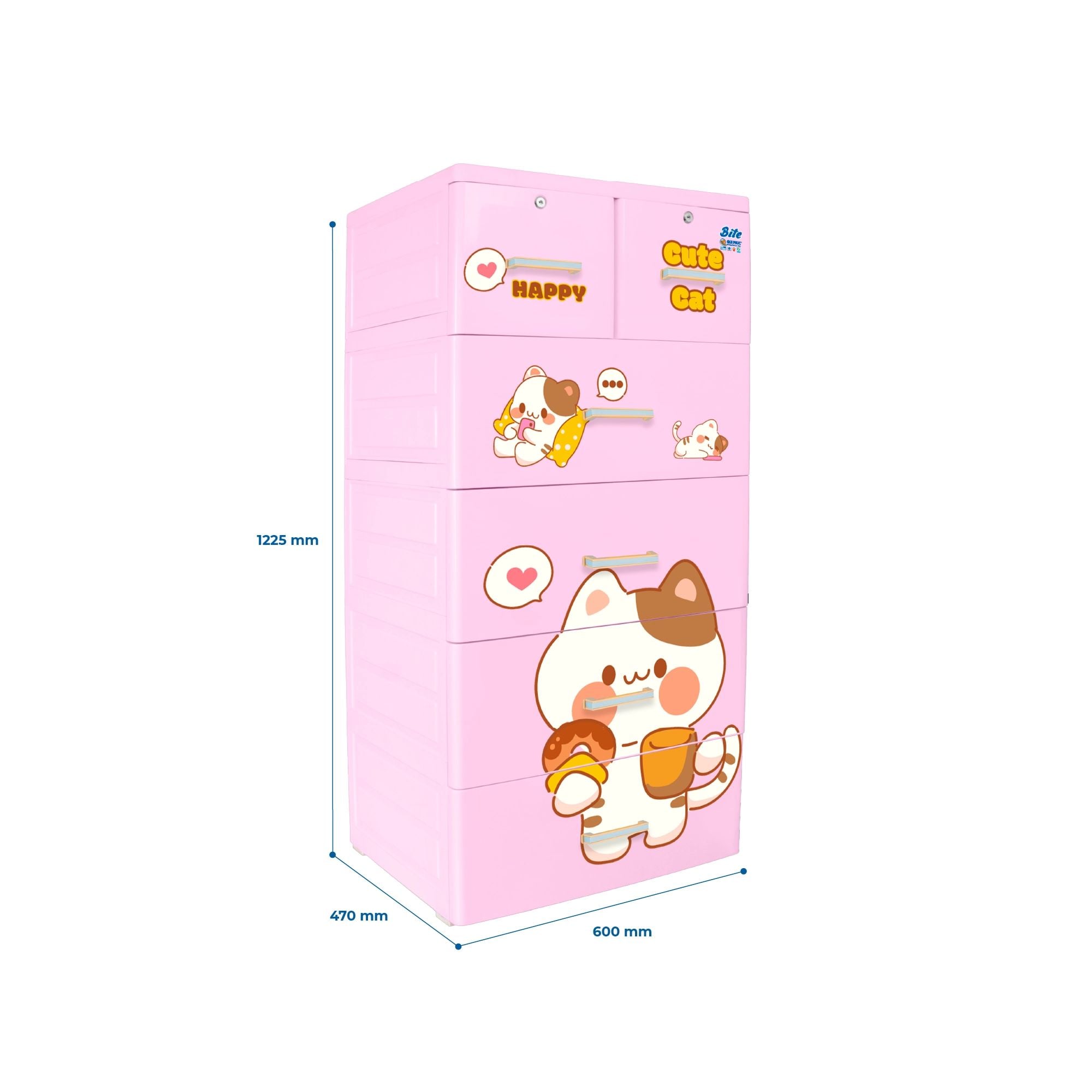  Tủ nhựa BITE 5 tầng 