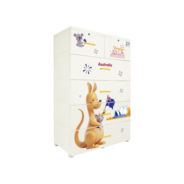 Tủ nhựa DELI MAX 5 tầng