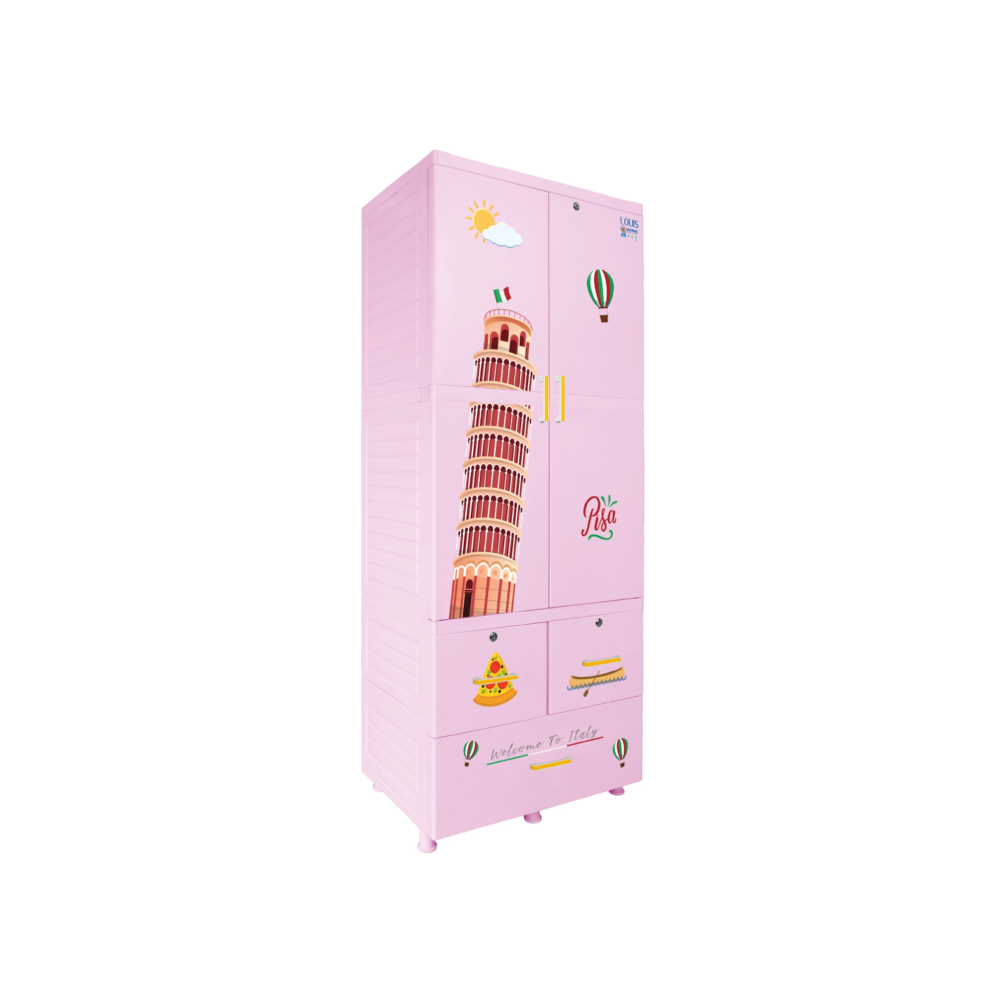 Tủ nhựa LOUIS 2 tầng