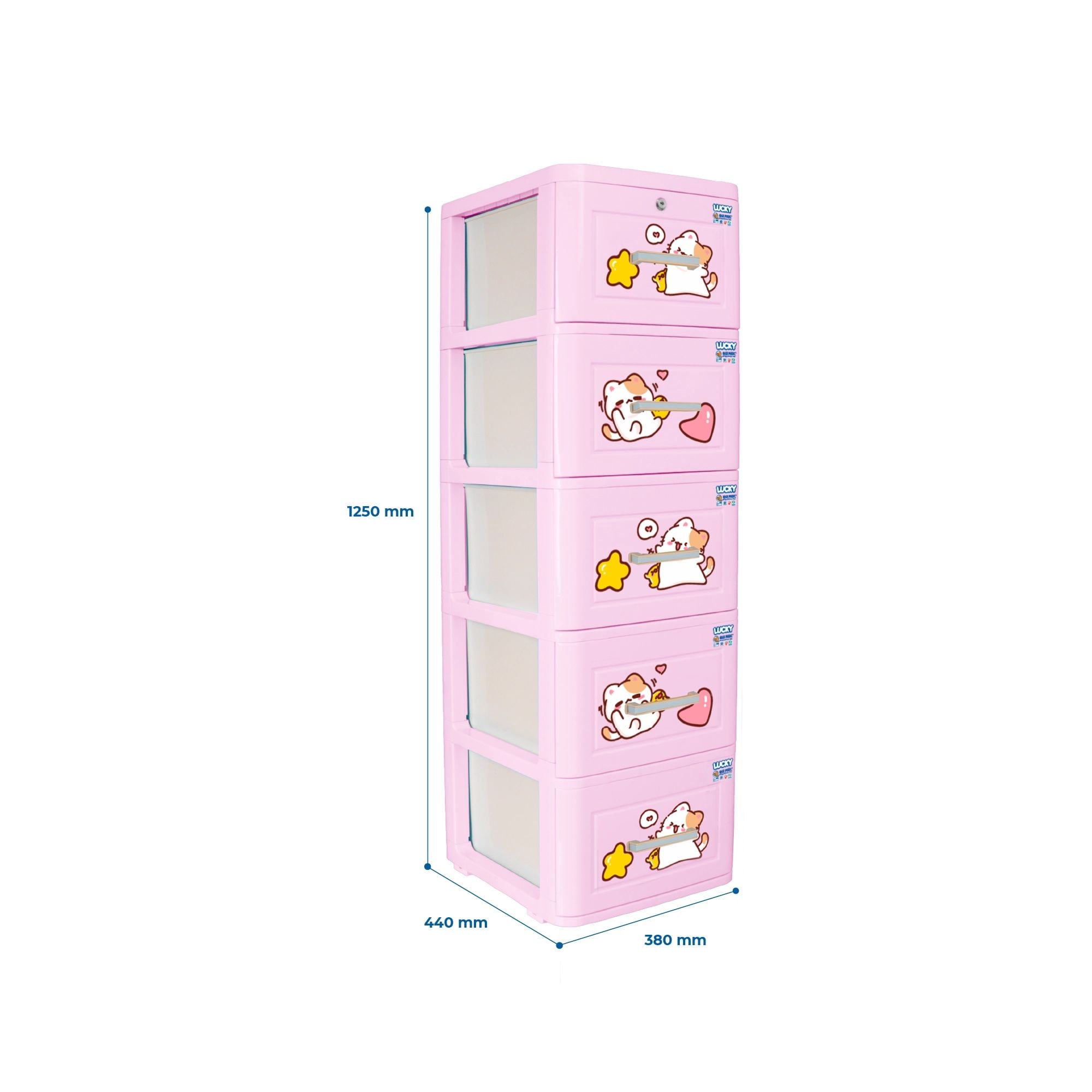  Tủ nhựa LUCKY 5 tầng 