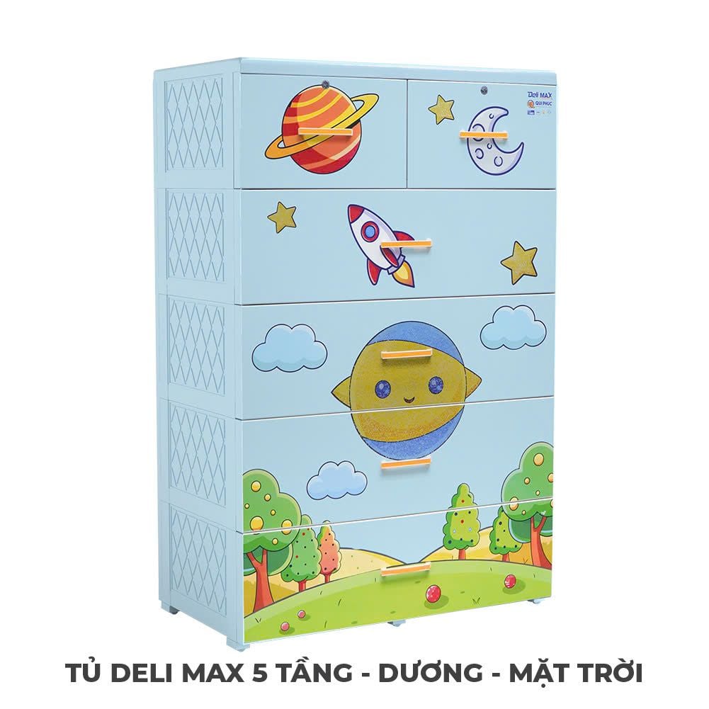  Tủ nhựa DELI MAX 5 tầng 