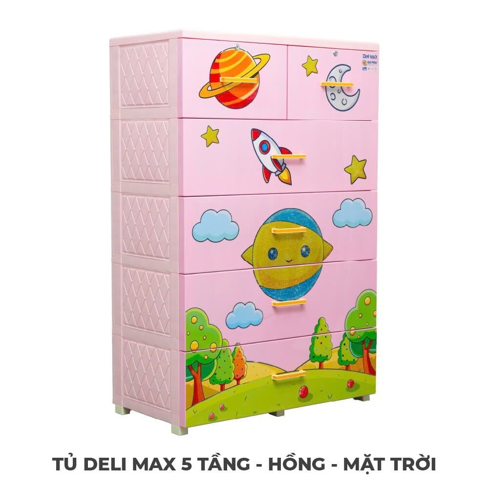  Tủ nhựa DELI MAX 5 tầng 
