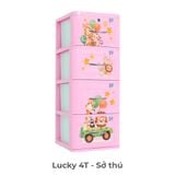  Tủ nhựa LUCKY 4 tầng 