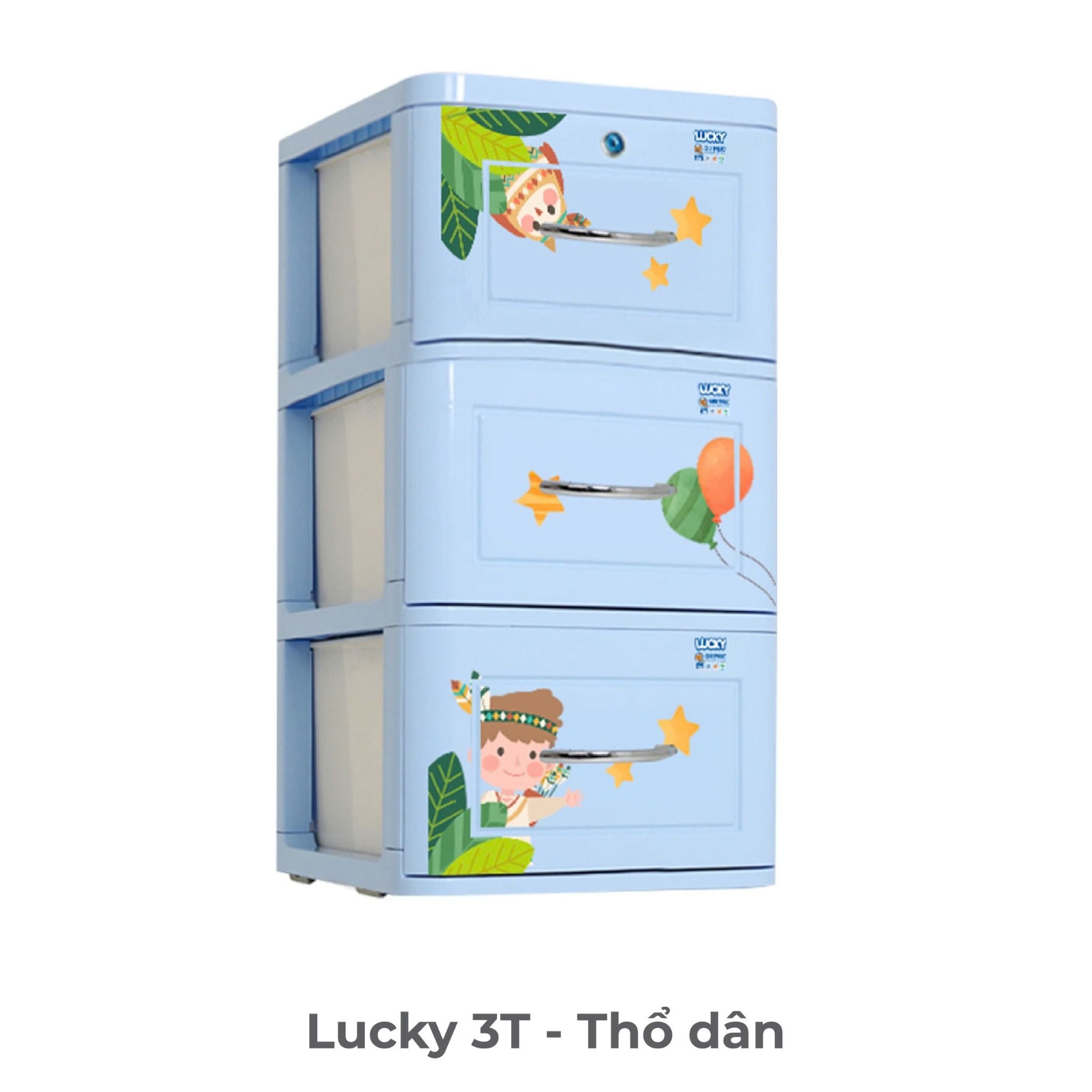  Tủ nhựa LUCKY 3 tầng 