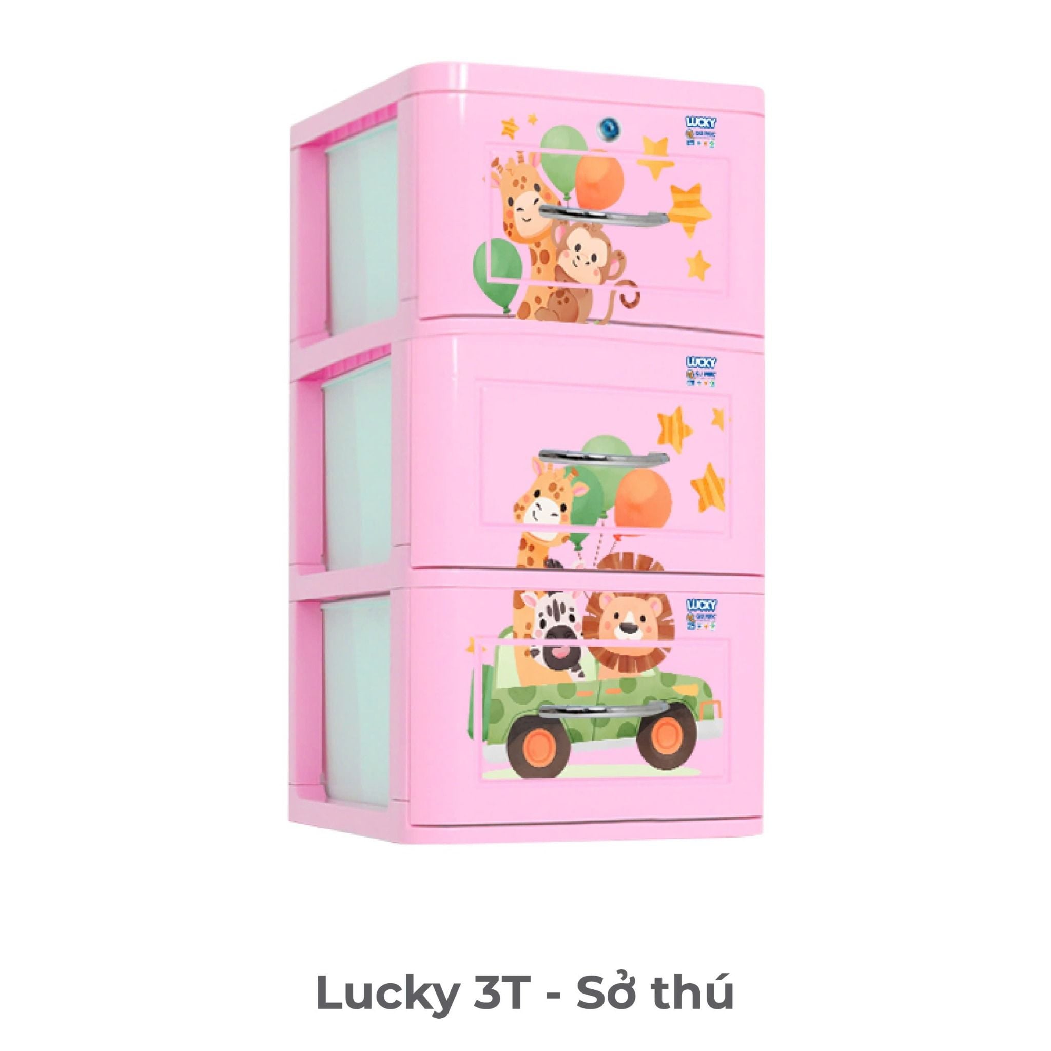  Tủ nhựa LUCKY 3 tầng 