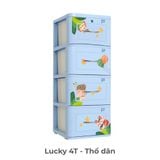  Tủ nhựa LUCKY 4 tầng 