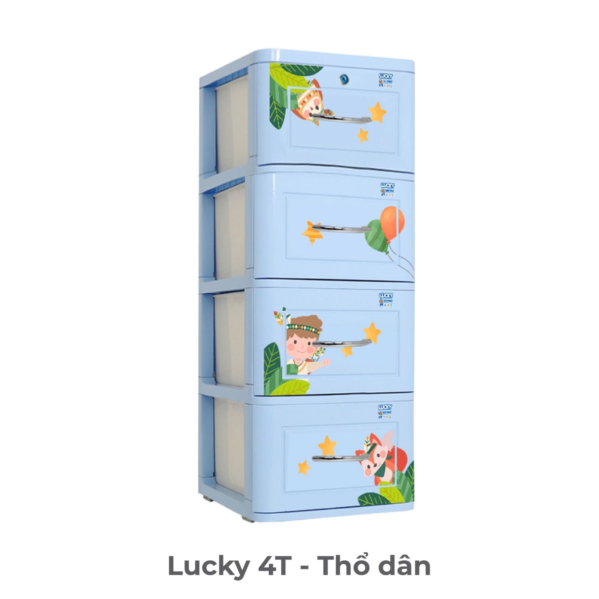  Tủ nhựa LUCKY 4 tầng 