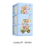  Tủ nhựa LUCKY 3 tầng 