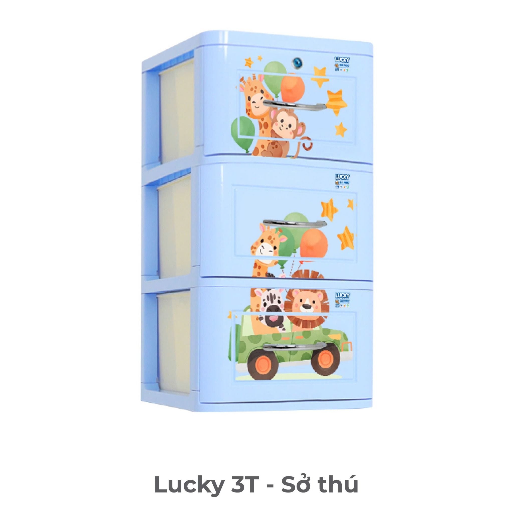  Tủ nhựa LUCKY 3 tầng 