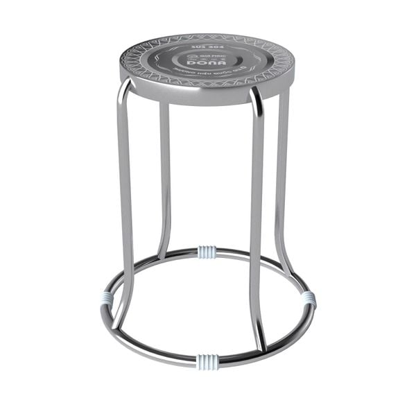 Ghế đôn inox DONA mặt 30 phi 19