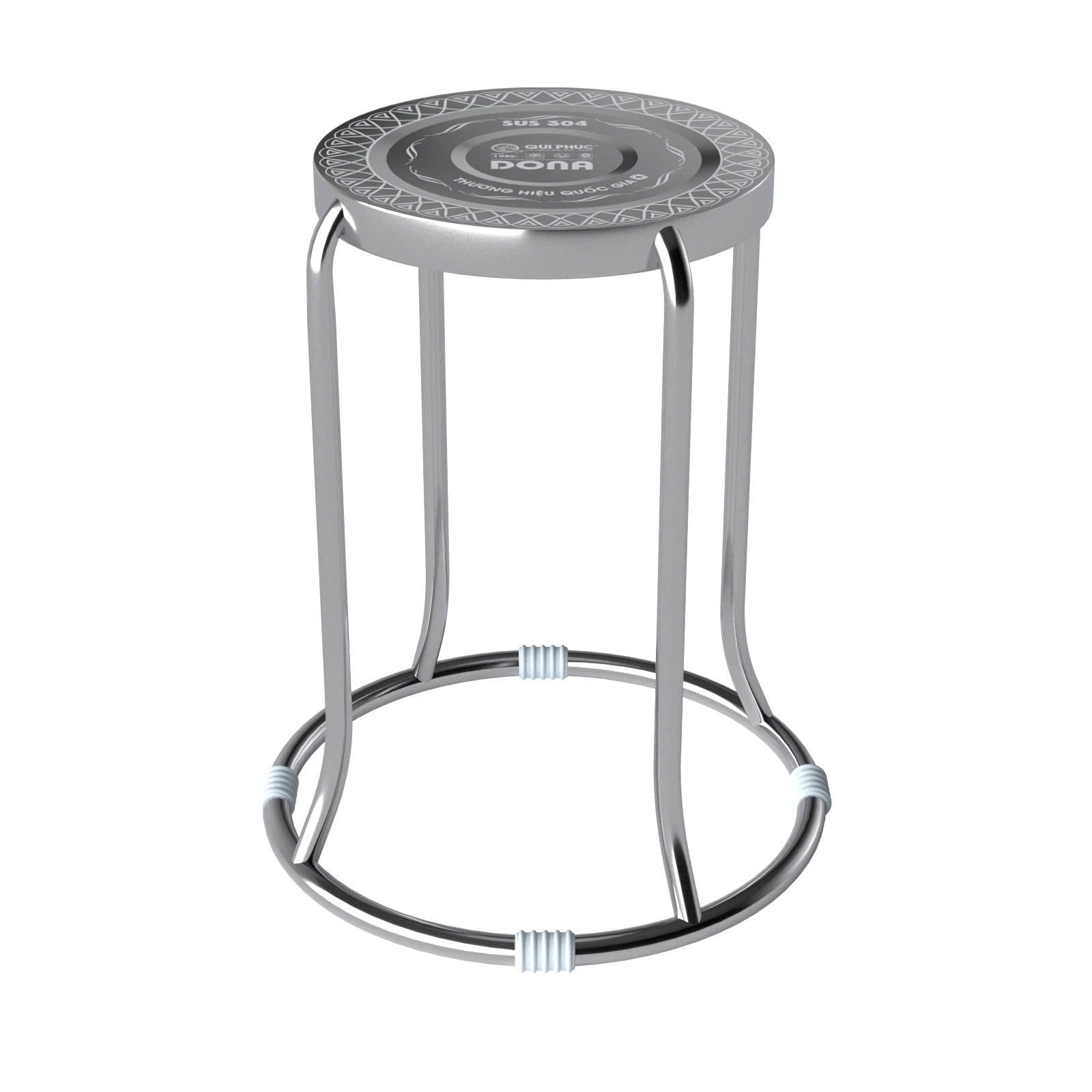  Ghế đôn inox DONA mặt 30 phi 19 