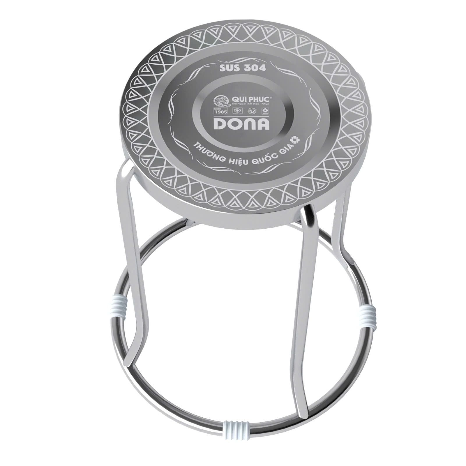  Ghế đôn inox DONA mặt 30 phi 19 