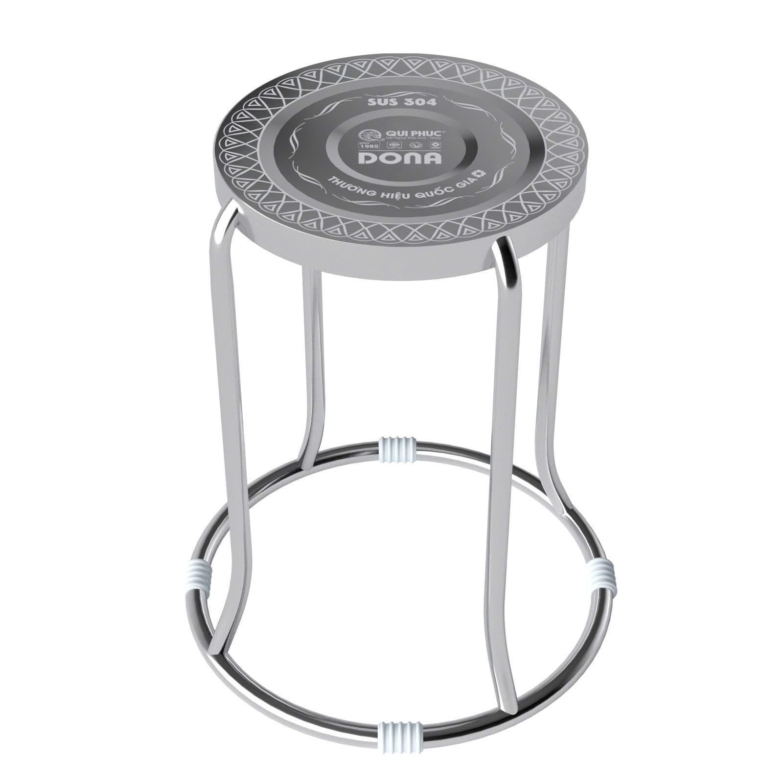  Ghế đôn inox DONA mặt 30 phi 19 