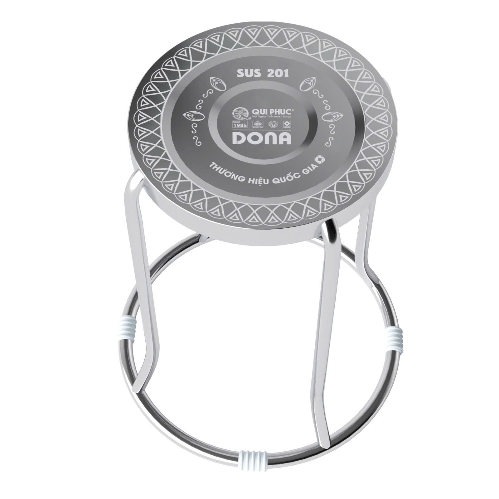  Ghế đôn inox DONA mặt 30 phi 19 