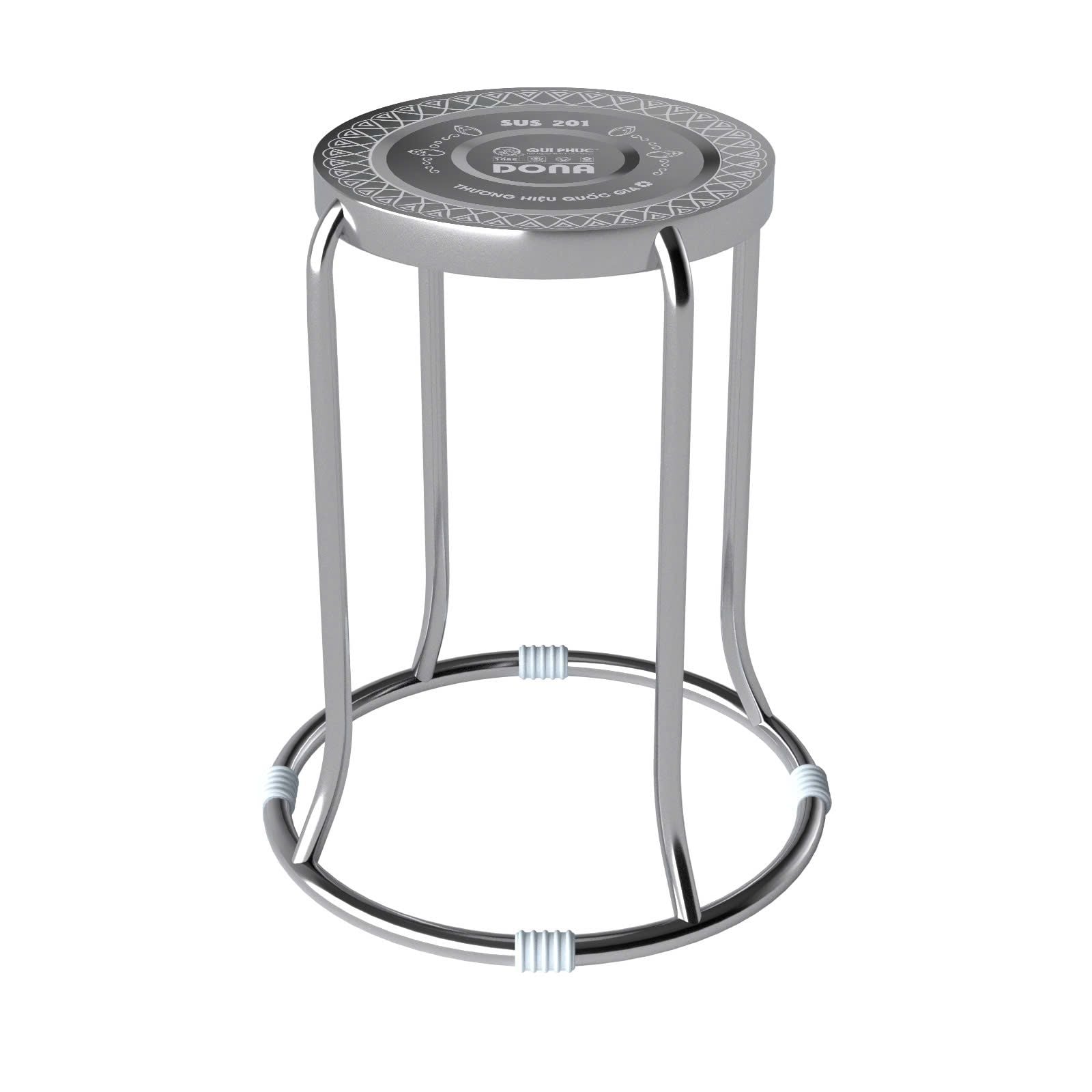  Ghế đôn inox DONA mặt 30 phi 19 