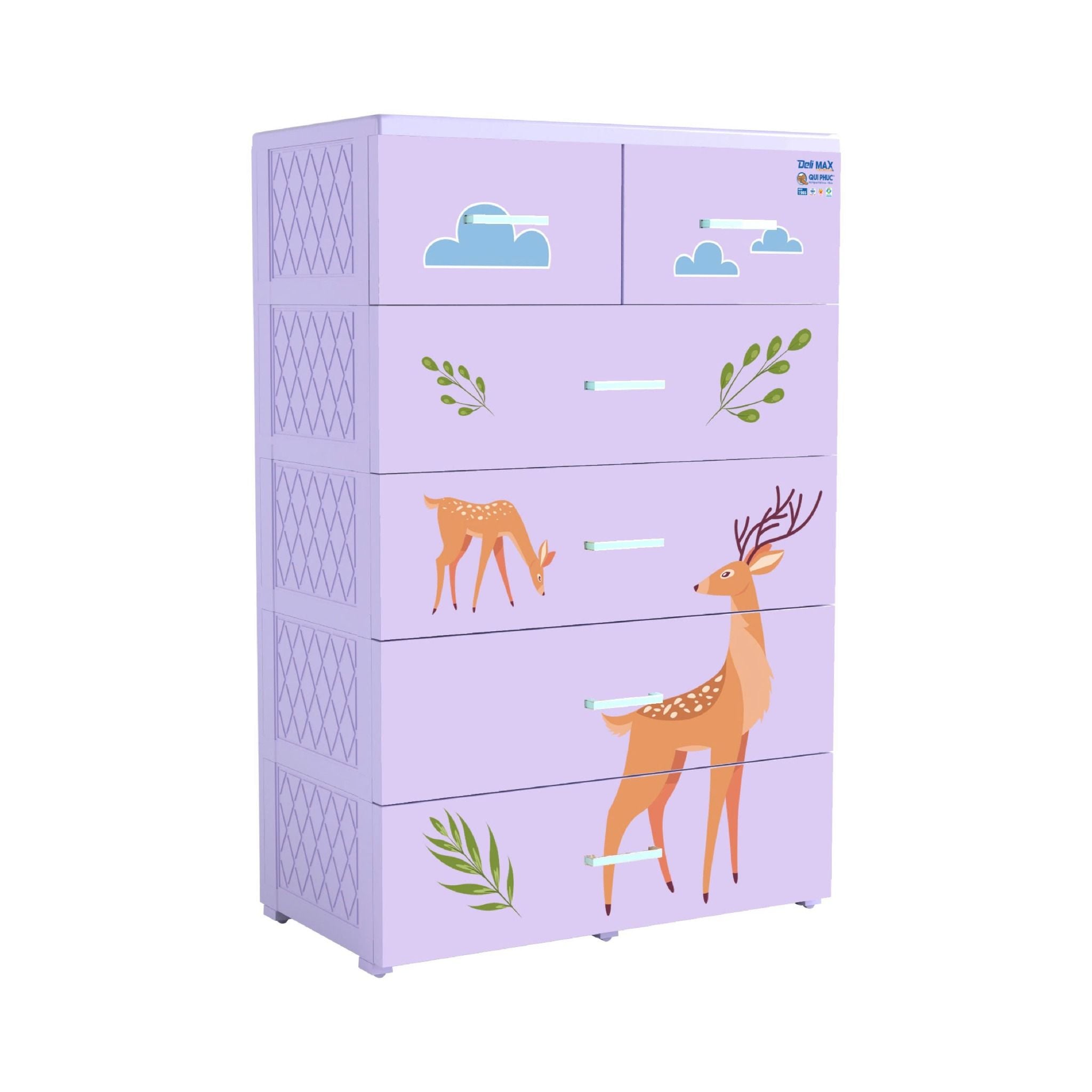  Tủ nhựa DELI MAX 5 tầng 