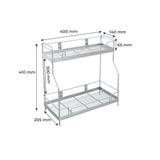  Kệ gia vị inox Deli la 2 tầng 304 